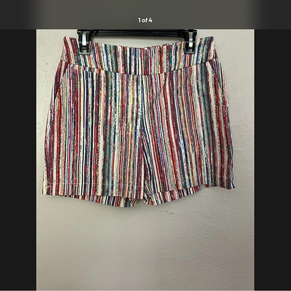 Westbound Multicolor Striped Women's Shorts
